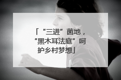 “三进”菌地，“黑木耳法庭”呵护乡村梦想