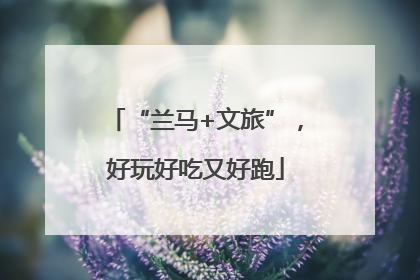 “兰马+文旅”，好玩好吃又好跑