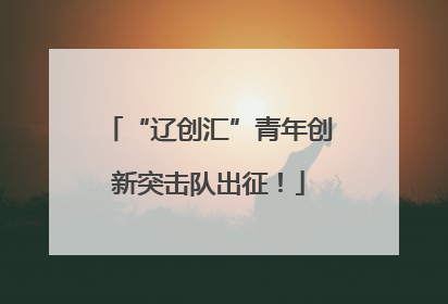 “辽创汇”青年创新突击队出征！