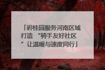 碧桂园服务河南区域打造 “骑手友好社区”让温暖与速度同行