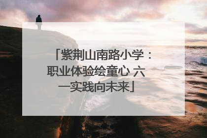 紫荆山南路小学：职业体验绘童心 六一实践向未来
