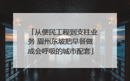 从便民工程到支柱业务 眉州东坡把早餐做成会呼吸的城市配套