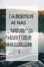 从数据线到AI NAS，绿联用产品与信任打造全球化品质品牌