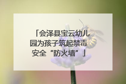 会泽县宝云幼儿园为孩子筑起禁毒安全“防火墙”