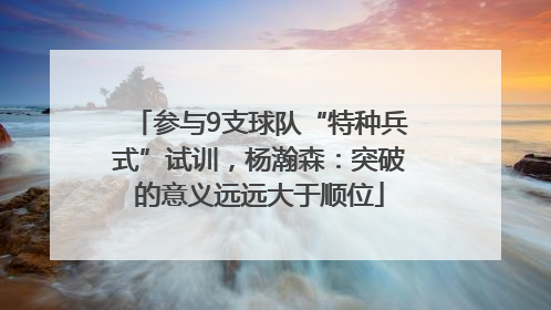 参与9支球队“特种兵式”试训，杨瀚森：突破的意义远远大于顺位