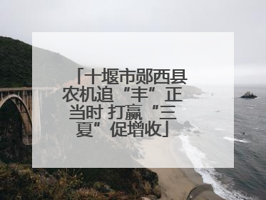 十堰市郧西县农机追“丰”正当时 打赢“三夏”促增收
