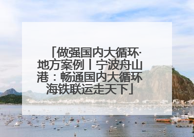 做强国内大循环·地方案例丨宁波舟山港：畅通国内大循环海铁联运走天下