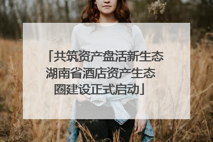 共筑资产盘活新生态 湖南省酒店资产生态圈建设正式启动