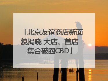 北京友谊商店新面貌揭晓 大店、首店集合破圈CBD