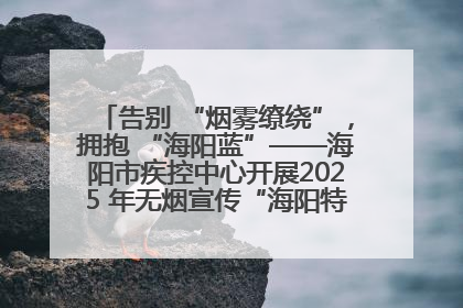 告别 “烟雾缭绕”，拥抱 “海阳蓝”——海阳市疾控中心开展2025 年无烟宣传“海阳特色”实践记录
