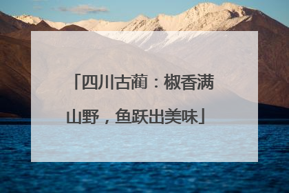 四川古蔺：椒香满山野，鱼跃出美味