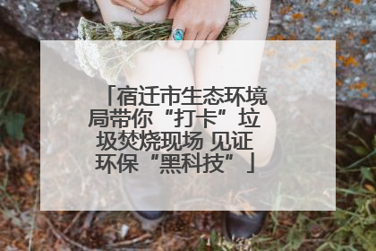 宿迁市生态环境局带你“打卡”垃圾焚烧现场 见证环保“黑科技”