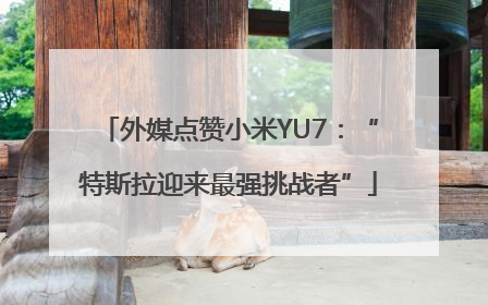 外媒点赞小米YU7：“特斯拉迎来最强挑战者”