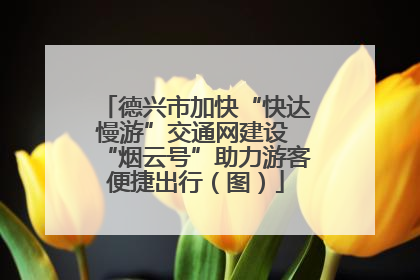德兴市加快“快达慢游”交通网建设 “烟云号”助力游客便捷出行（图）