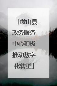 微山县政务服务中心积极推动数字化转型