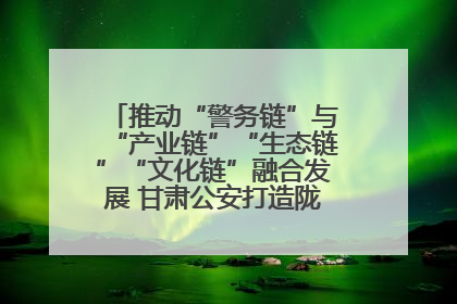 推动“警务链”与“产业链”“生态链”“文化链”融合发展 甘肃公安打造陇原旅游警务品牌
