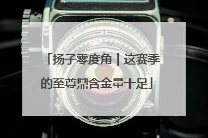 扬子零度角｜这赛季的至尊鼎含金量十足