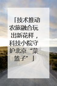 技术推动农旅融合玩出新花样，科技小院守护北京“菜篮子”