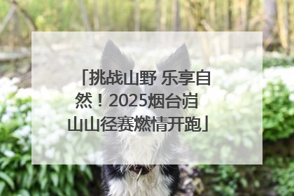 挑战山野 乐享自然！2025烟台岿山山径赛燃情开跑