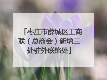 枣庄市薛城区工商联（总商会）新增三处驻外联络处