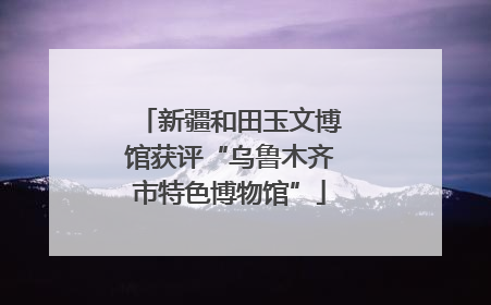 新疆和田玉文博馆获评“乌鲁木齐市特色博物馆”
