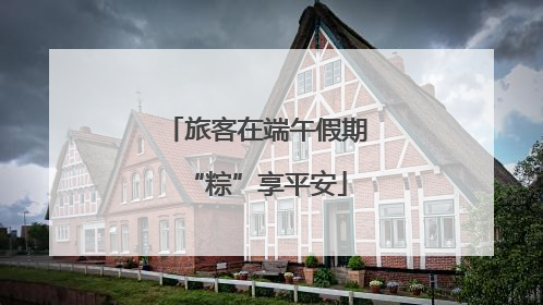 旅客在端午假期“粽”享平安