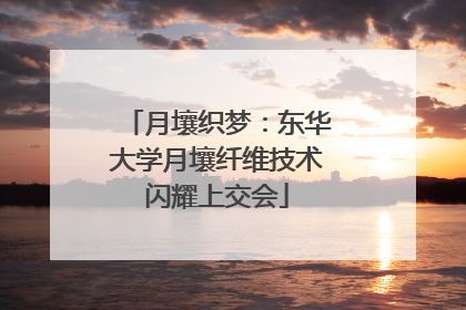 月壤织梦：东华大学月壤纤维技术闪耀上交会