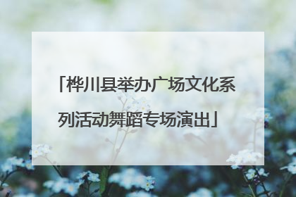 桦川县举办广场文化系列活动舞蹈专场演出