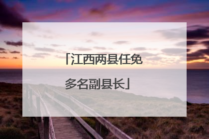 江西两县任免多名副县长