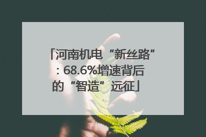 河南机电“新丝路”：68.6%增速背后的“智造”远征