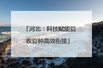 河北：科技赋能夏收夏种高效衔接