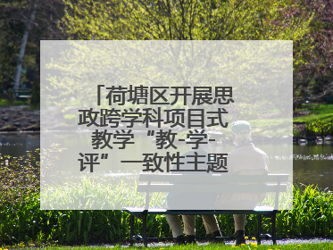 荷塘区开展思政跨学科项目式教学“教-学-评”一致性主题课例研讨活动