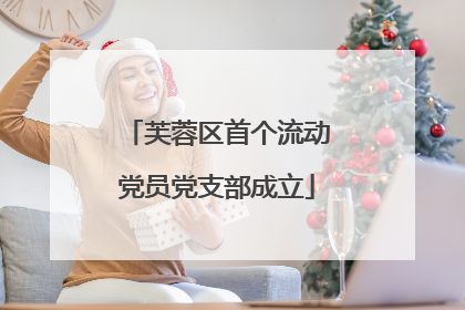 芙蓉区首个流动党员党支部成立