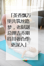 茶香飘万里共筑丝路梦，老挝副总理吉乔期待川老合作更深入