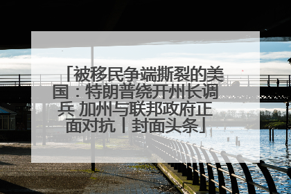 被移民争端撕裂的美国：特朗普绕开州长调兵 加州与联邦政府正面对抗丨封面头条