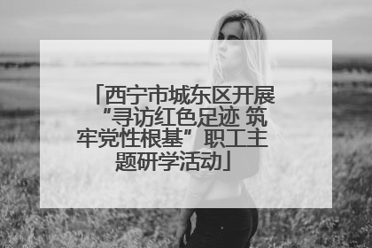 西宁市城东区开展“寻访红色足迹 筑牢党性根基”职工主题研学活动