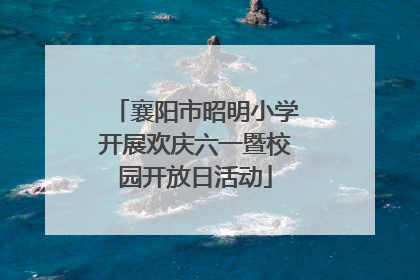 襄阳市昭明小学开展欢庆六一暨校园开放日活动
