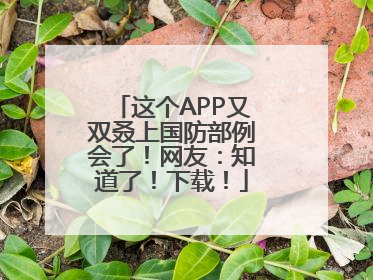 这个APP又双叒上国防部例会了！网友：知道了！下载！