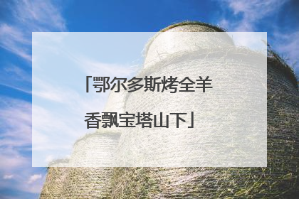 鄂尔多斯烤全羊香飘宝塔山下