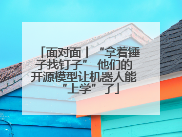 面对面丨“拿着锤子找钉子” 他们的开源模型让机器人能“上学”了