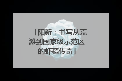 阳新：书写从荒滩到国家级示范区的虾稻传奇