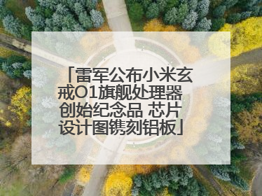 雷军公布小米玄戒O1旗舰处理器创始纪念品 芯片设计图镌刻铝板