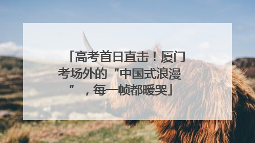 高考首日直击！厦门考场外的“中国式浪漫”，每一帧都暖哭