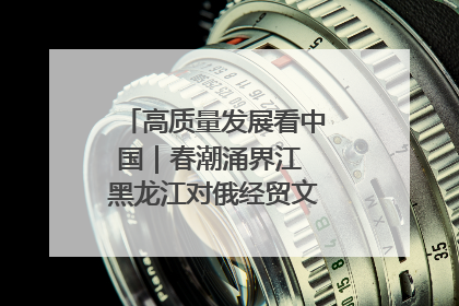高质量发展看中国|春潮涌界江 黑龙江对俄经贸文旅交流绿意盎然