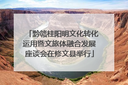 黔赣桂阳明文化转化运用暨文旅体融合发展座谈会在修文县举行