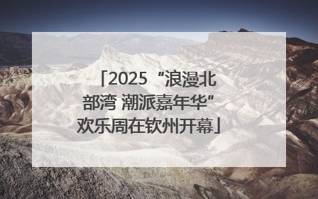 2025“浪漫北部湾 潮派嘉年华”欢乐周在钦州开幕
