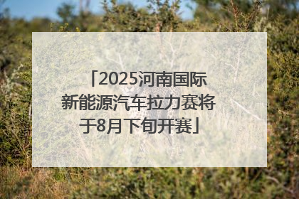 2025河南国际新能源汽车拉力赛将于8月下旬开赛